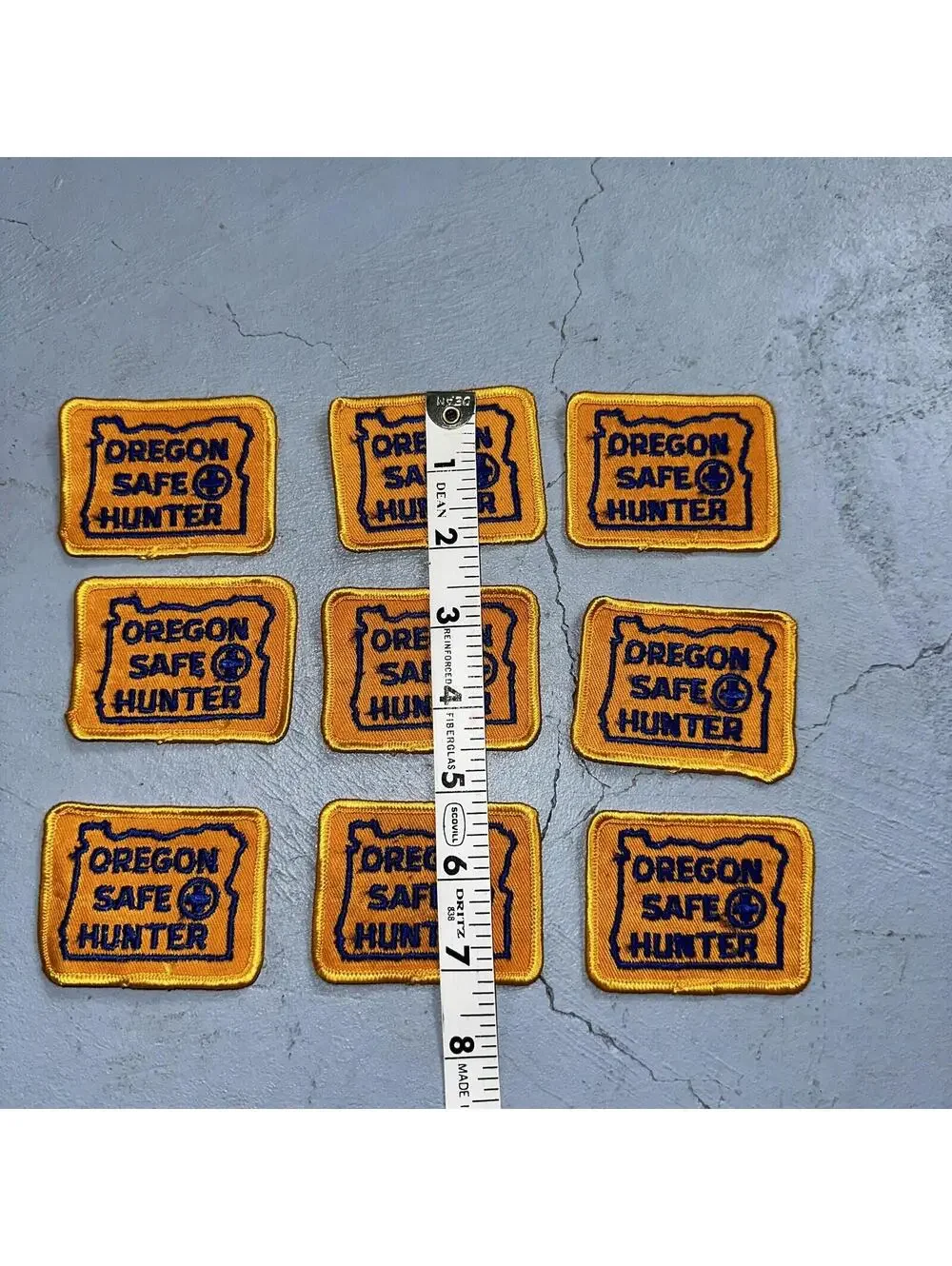 OREGON SAFE HUNTER Patch Badge VTG Insignia 1960s Hunting Qualification Rare Lot